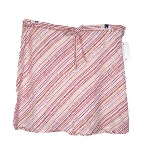 ❤️ 🆕 H&M linen skirt size 8